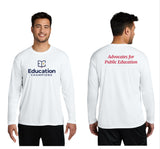 Education Champions Men’s Long Sleeve Performance Crew-neck