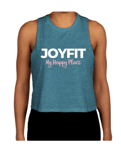 JoyFit Crop Top Tanks My Happy Place